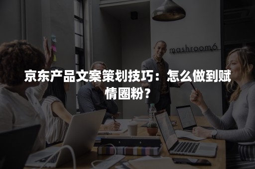 京东产品文案策划技巧：怎么做到赋情圈粉？