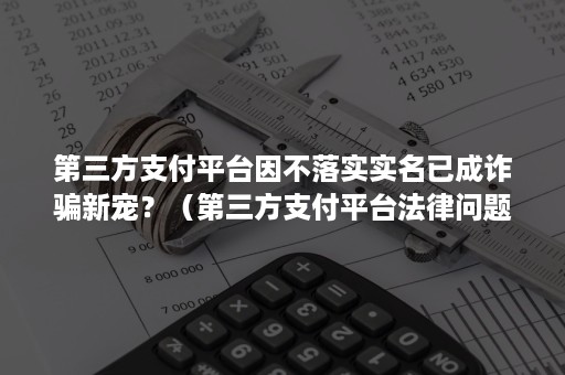 第三方支付平台因不落实实名已成诈骗新宠？（第三方支付平台法律问题）
