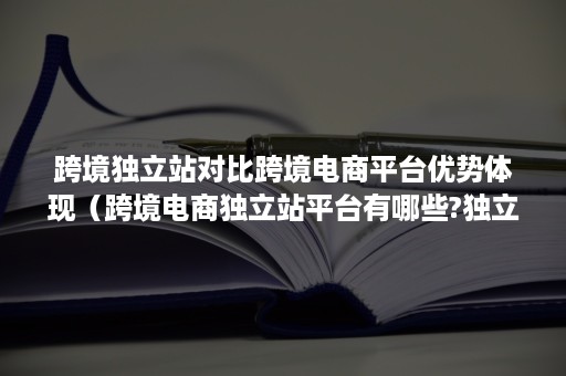 跨境独立站对比跨境电商平台优势体现（跨境电商独立站平台有哪些?独立站有什么优势劣势?）