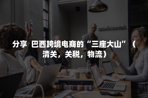 分享 巴西跨境电商的“三座大山”(清关,关税,物流) 分享 巴西跨境电商的“三座大山”(清关,关税,物流)