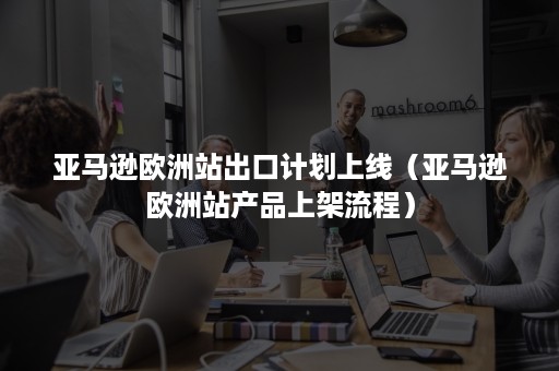 亚马逊欧洲站出口计划上线(亚马逊欧洲站产品上架流程) 亚马逊欧洲站出口计划上线(亚马逊欧洲站产品上架流程)