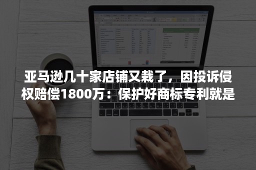 亚马逊几十家店铺又栽了，因投诉侵权赔偿1800万：保护好商标专利就是保住了你吃饭的家伙！