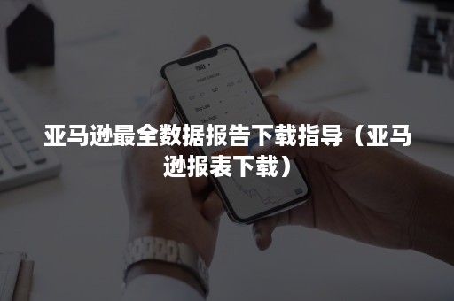 亚马逊最全数据报告下载指导（亚马逊报表下载）