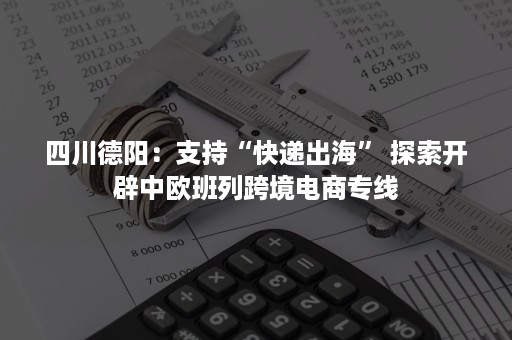 四川德阳：支持“快递出海” 探索开辟中欧班列跨境电商专线