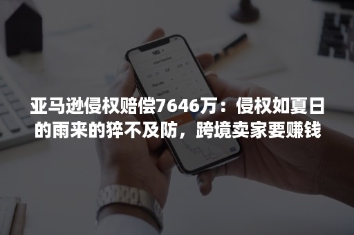 亚马逊侵权赔偿7646万：侵权如夏日的雨来的猝不及防，跨境卖家要赚钱重视商标专利是关键！