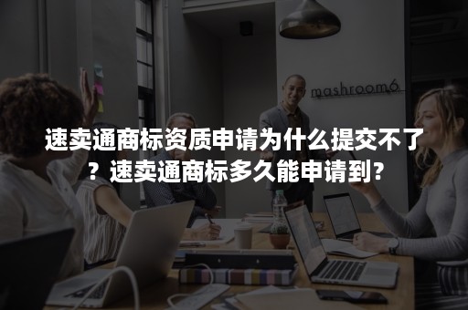速卖通商标资质申请为什么提交不了?速卖通商标多久能申请到? 速卖通商标资质申请为什么提交不了?速卖通商标多久能申请到?