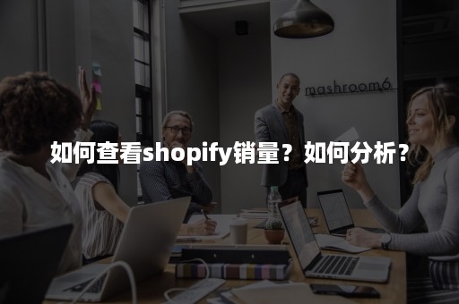 如何查看shopify销量?如何分析? 如何查看shopify销量?如何分析?