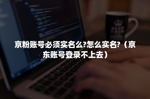 京粉账号必须实名么?怎么实名?（京东账号登录不上去）