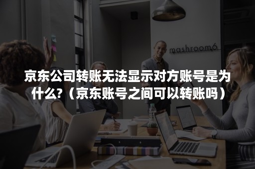 京东公司转账无法显示对方账号是为什么?(京东账号之间可以转账吗) 京东公司转账无法显示对方账号是为什么?(京东账号之间可以转账吗)