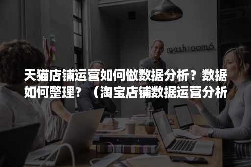 天猫店铺运营如何做数据分析?数据如何整理?(淘宝店铺数据运营分析) 天猫店铺运营如何做数据分析?数据如何整理?(淘宝店铺数据运营分析)
