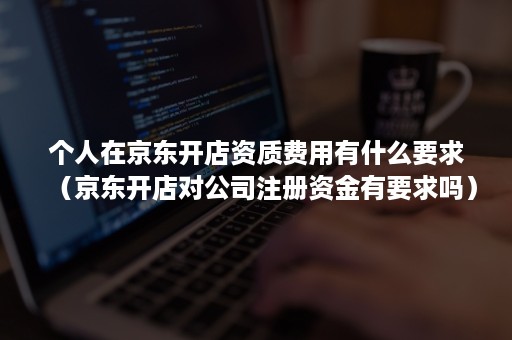 个人在京东开店资质费用有什么要求（京东开店对公司注册资金有要求吗）