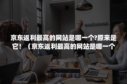 京东返利最高的网站是哪一个?原来是它！（京东返利最高的网站是哪一个?原来是它的）