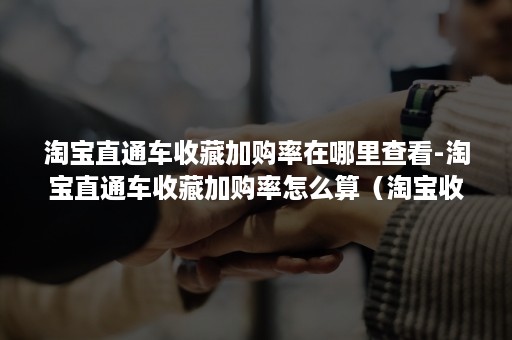 淘宝直通车收藏加购率在哪里查看-淘宝直通车收藏加购率怎么算(淘宝收藏加购率怎么计算) 淘宝直通车收藏加购率在哪里查看-淘宝直通车收藏加购率怎么算(淘宝收藏加购率怎么计算)