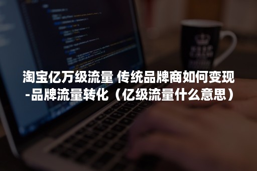 淘宝亿万级流量 传统品牌商如何变现-品牌流量转化（亿级流量什么意思）