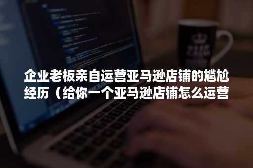 企业老板亲自运营亚马逊店铺的尴尬经历（给你一个亚马逊店铺怎么运营）