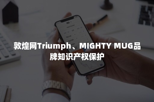 敦煌网Triumph、MIGHTY MUG品牌知识产权保护