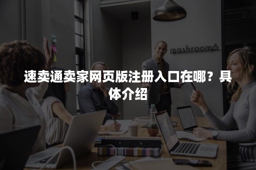 速卖通卖家网页版注册入口在哪?具体介绍 速卖通卖家网页版注册入口在哪?具体介绍