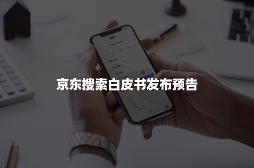 京东搜索白皮书发布预告