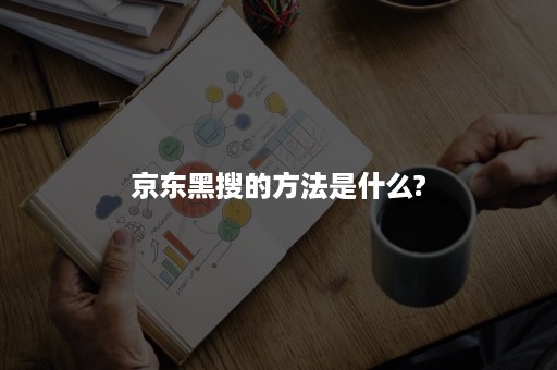 京东黑搜的方法是什么?