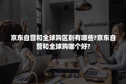 京东自营和全球购区别有哪些?京东自营和全球购哪个好?