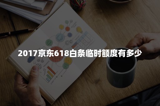 2017京东618白条临时额度有多少