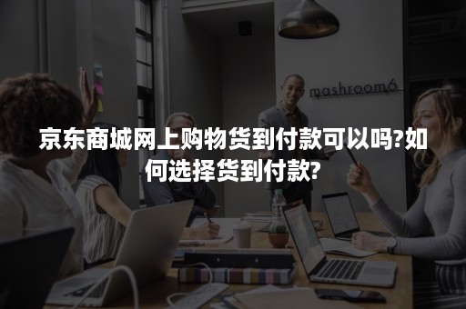 京东商城网上购物货到付款可以吗?如何选择货到付款?