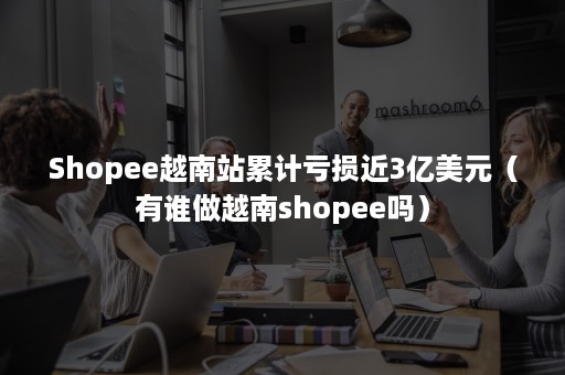 Shopee越南站累计亏损近3亿美元（有谁做越南shopee吗）