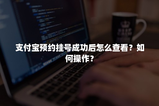 支付宝预约挂号成功后怎么查看？如何操作？