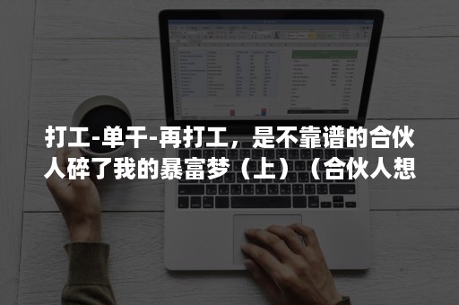 打工-单干-再打工，是不靠谱的合伙人碎了我的暴富梦（上）（合伙人想单干）