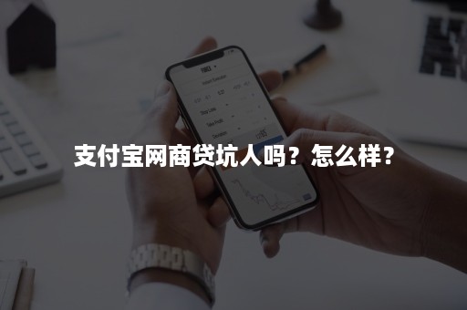 支付宝网商贷坑人吗？怎么样？