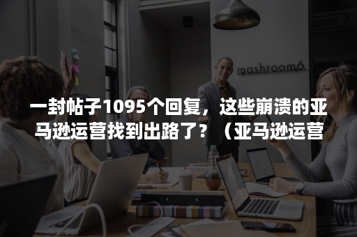 一封帖子1095个回复，这些崩溃的亚马逊运营找到出路了？（亚马逊运营会会遇到哪些问题）