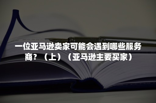 一位亚马逊卖家可能会遇到哪些服务商？（上）（亚马逊主要买家）