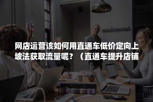 网店运营该如何用直通车低价定向上坡法获取流量呢？（直通车提升店铺流量）