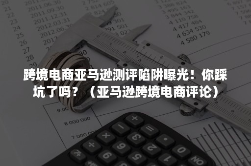 跨境电商亚马逊测评陷阱曝光！你踩坑了吗？（亚马逊跨境电商评论）