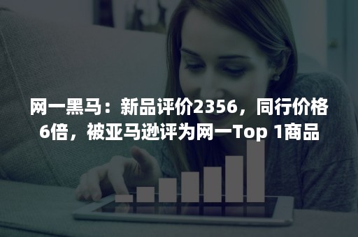 网一黑马：新品评价2356，同行价格6倍，被亚马逊评为网一Top 1商品