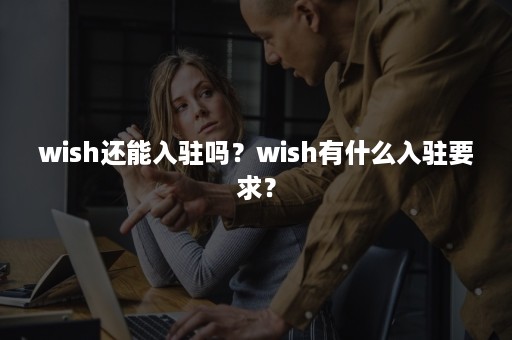 wish还能入驻吗？wish有什么入驻要求？