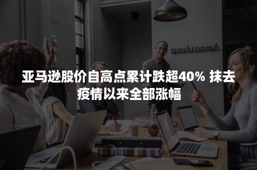 亚马逊股价自高点累计跌超40% 抹去疫情以来全部涨幅