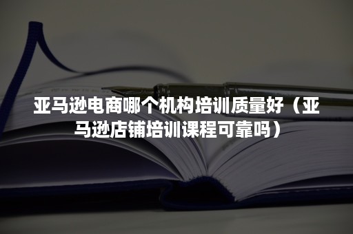 亚马逊电商哪个机构培训质量好（亚马逊店铺培训课程可靠吗）