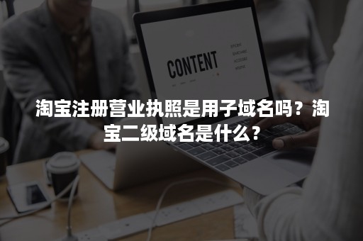 淘宝注册营业执照是用子域名吗？淘宝二级域名是什么？