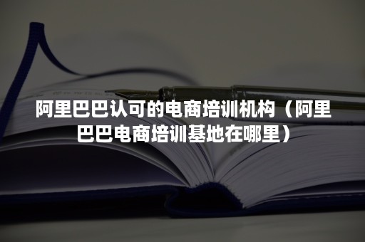 阿里巴巴认可的电商培训机构（阿里巴巴电商培训基地在哪里）