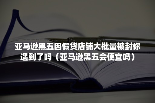 亚马逊黑五因假货店铺大批量被封你遇到了吗（亚马逊黑五会便宜吗）