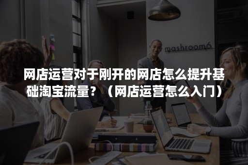 网店运营对于刚开的网店怎么提升基础淘宝流量？（网店运营怎么入门）