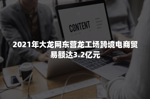 2021年大龙网东营龙工场跨境电商贸易额达3.2亿元