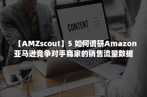 【AMZscout】5 如何调研Amazon亚马逊竞争对手商家的销售流量数据