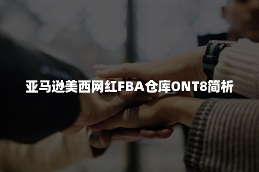 亚马逊美西网红FBA仓库ONT8简析