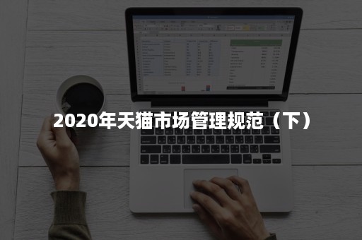 2020年天猫市场管理规范（下）