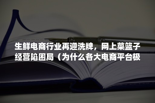 生鲜电商行业再迎洗牌，网上菜篮子经营陷困局（为什么各大电商平台极力角逐生鲜市场）