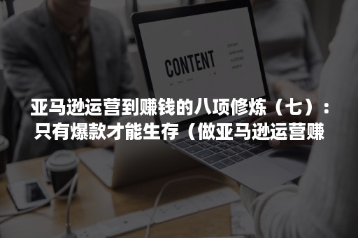 亚马逊运营到赚钱的八项修炼（七）：只有爆款才能生存（做亚马逊运营赚钱吗）