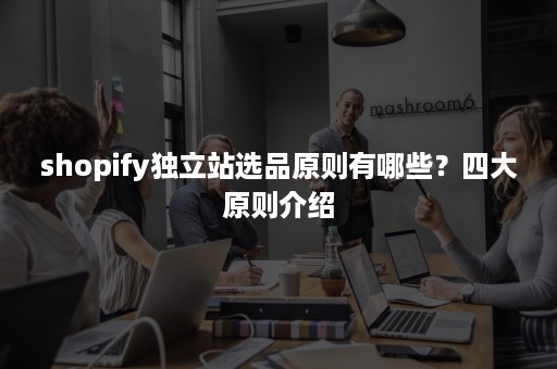 shopify独立站选品原则有哪些？四大原则介绍