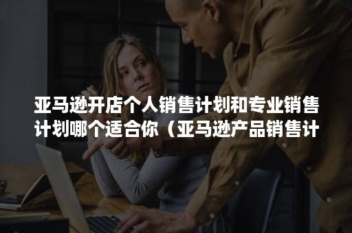 亚马逊开店个人销售计划和专业销售计划哪个适合你(亚马逊产品销售计划) 亚马逊开店个人销售计划和专业销售计划哪个适合你(亚马逊产品销售计划)